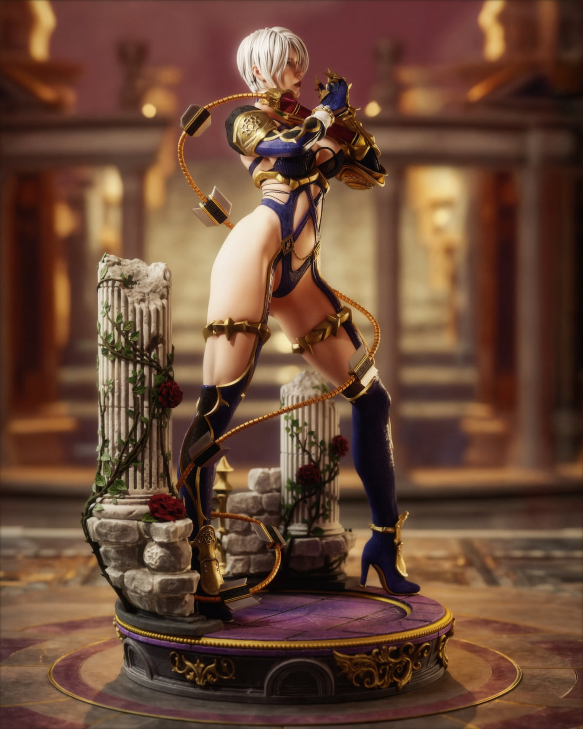 Ivy Valentine Style Soulcalibur Unpainted Resin Garage Model Kit (1/6-1/12)