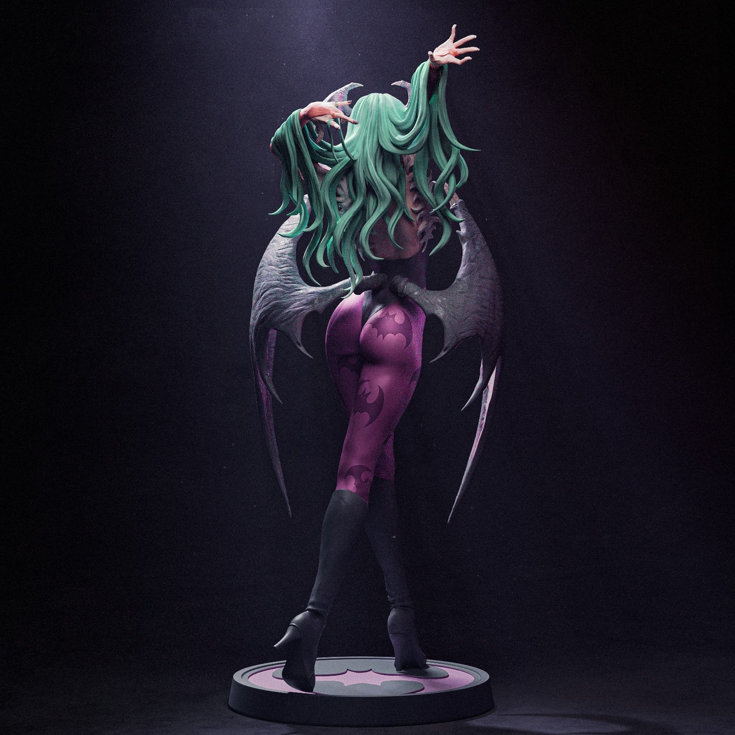 Morrigan Aensland style Succubus Queen resin kit – Unpainted 3D Printed Model kit