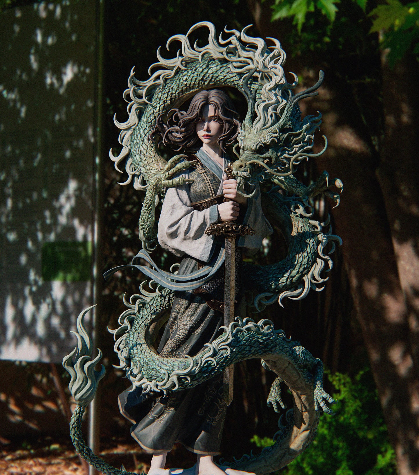 Royal Mulan resin kit – Unpainted 3D Printed Model kit