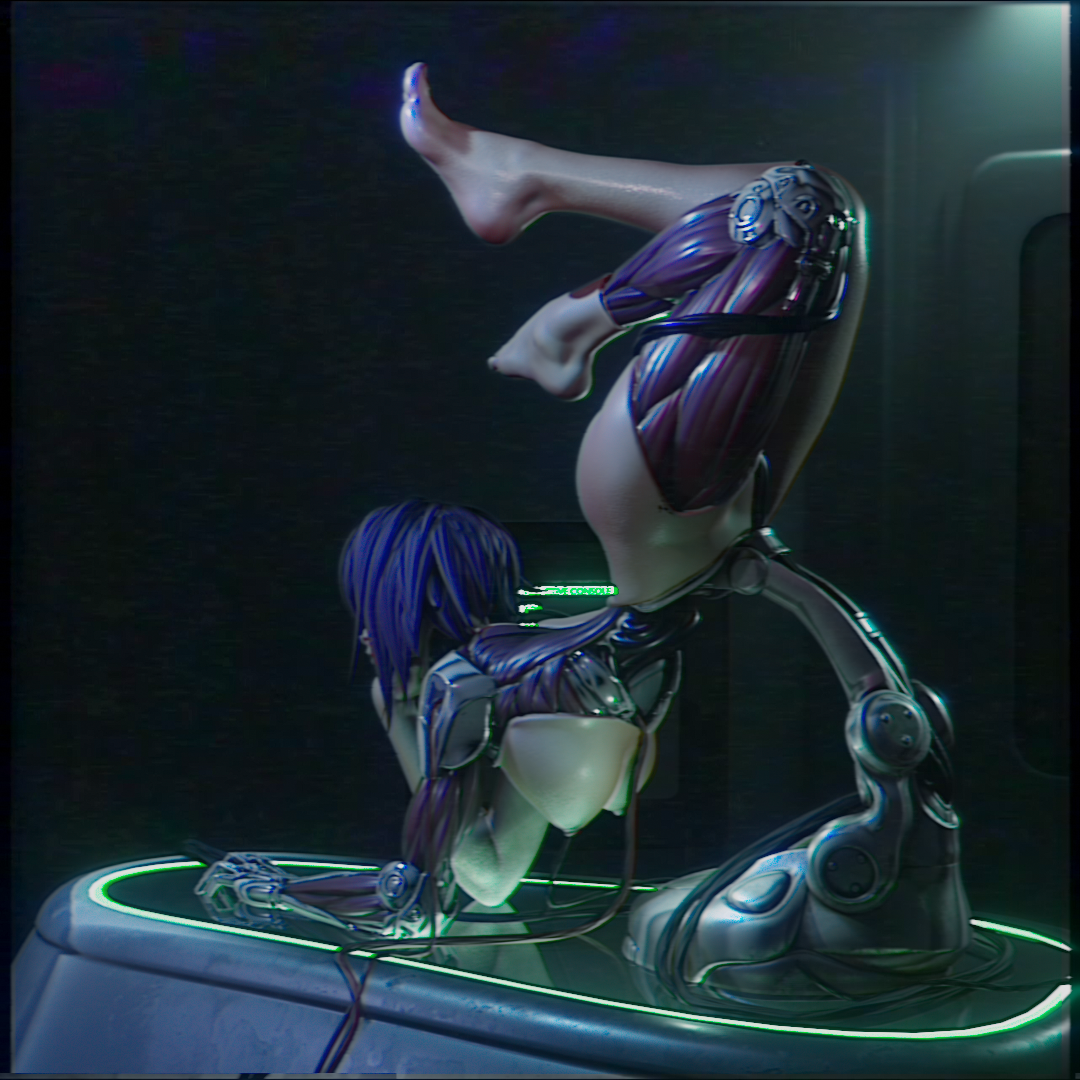 Major Motoko style Tactical Seduction Girl resin kit – Unpainted 3D Printed Model kit