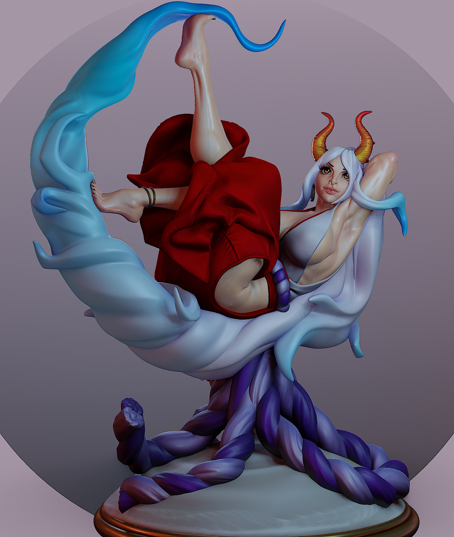 Yamato style Frost Guardian Girl resin kit – Unpainted 3D Printed Model kit