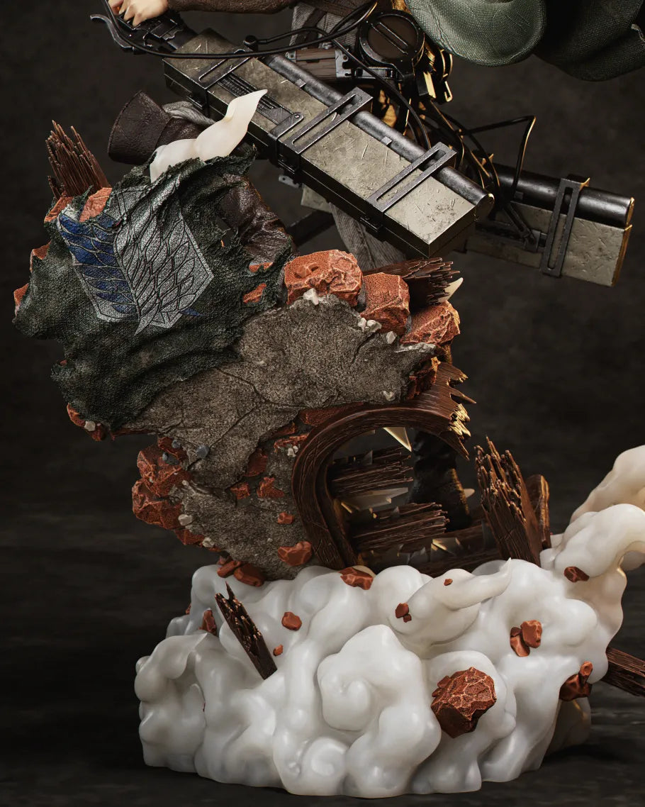 Levi Ackerman Style Scout Captain Resin Kit – Unpainted 3D Printed Model Kit