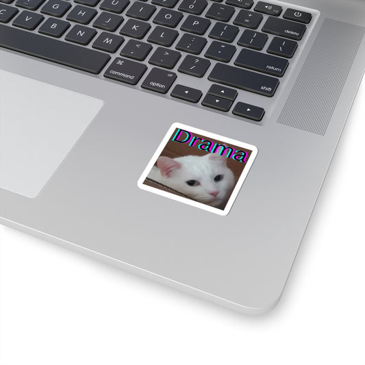 Drama Cat Kiss Cut Sticker – I cant believe you've done this