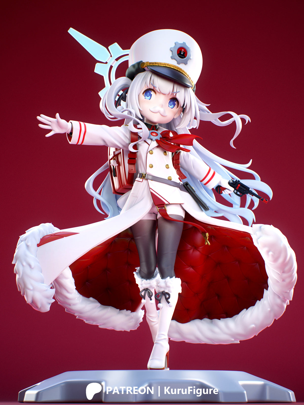 Renkawa Cherino Style Blue Archive Unpainted Resin Kit (1/6-1/12)