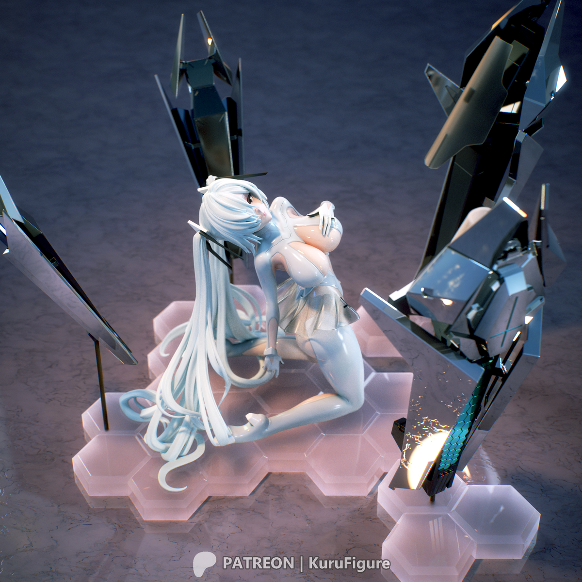 Cinderella Style NIKKE Unpainted Resin Garage Kit (1/6-1/12)