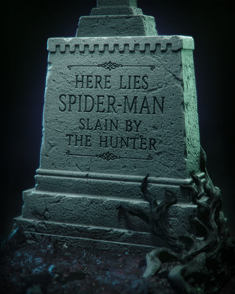 Symbiote Spider-Man Style Marvel Unpainted Resin Garage Kit (1/6-1/12)