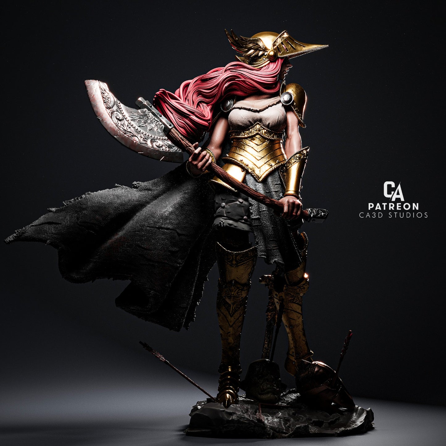Valkyrie Malenia Style Elden Ring Unpainted Resin Garage Model Kit (1/6-1/12)