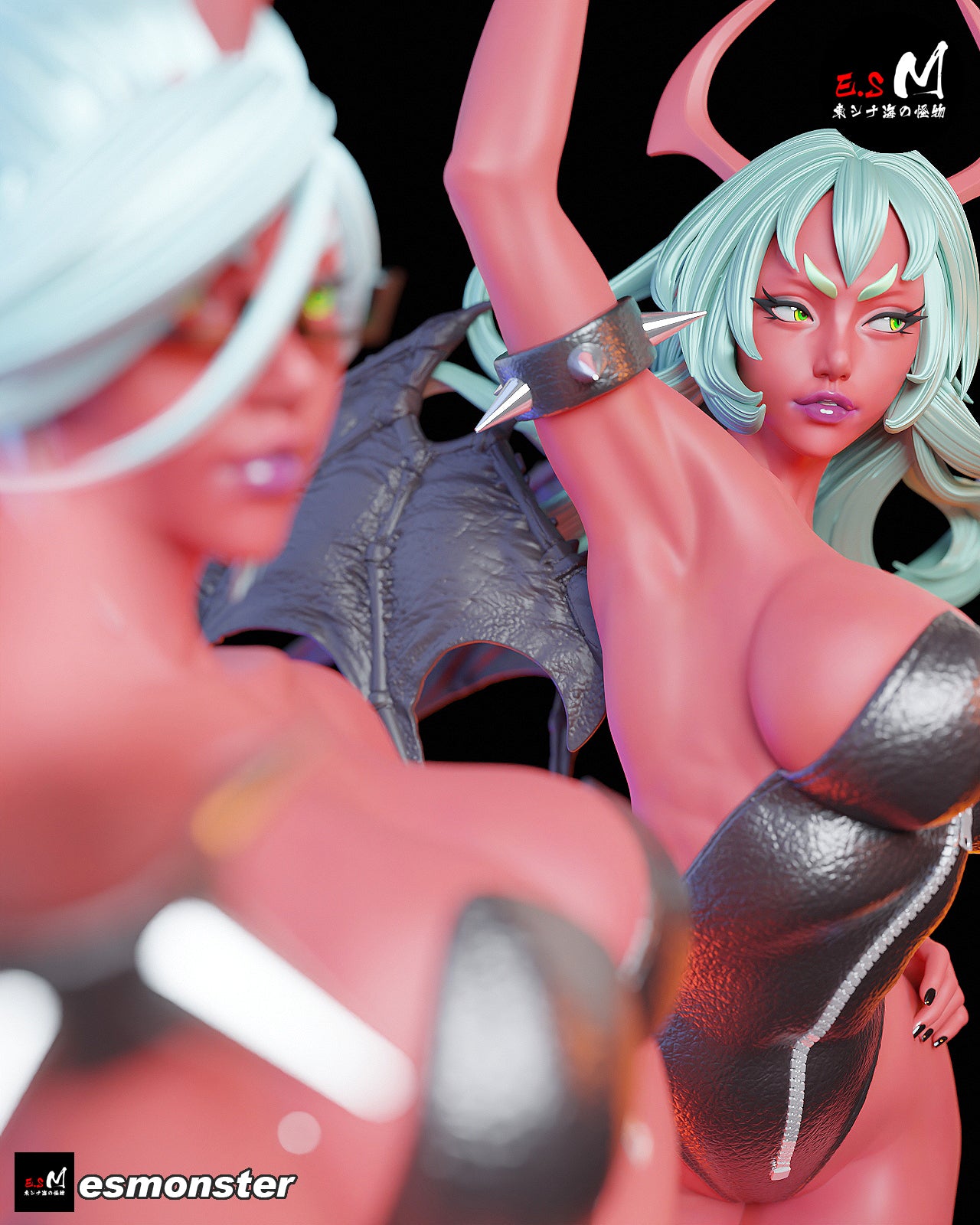 Scanty & Kneesocks Style Panty & Stocking Unpainted Resin Garage Kit (1/6-1/12)