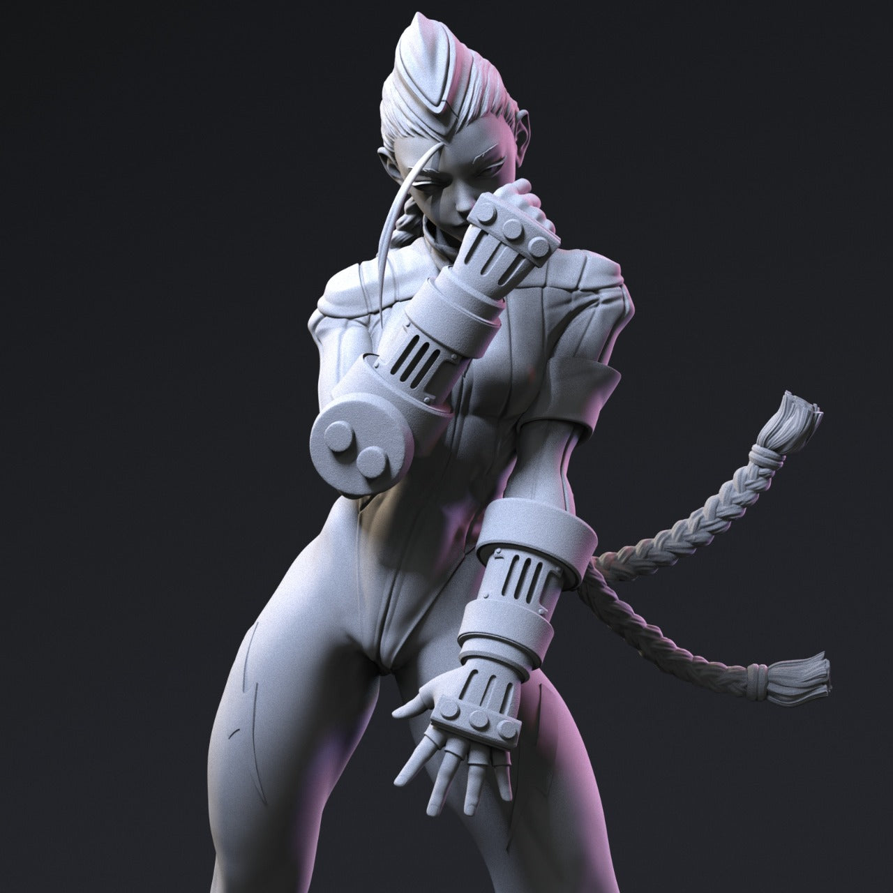 Cammy Style Delta Red Operative Resin Kit – Unpainted 3D Printed Model Kit