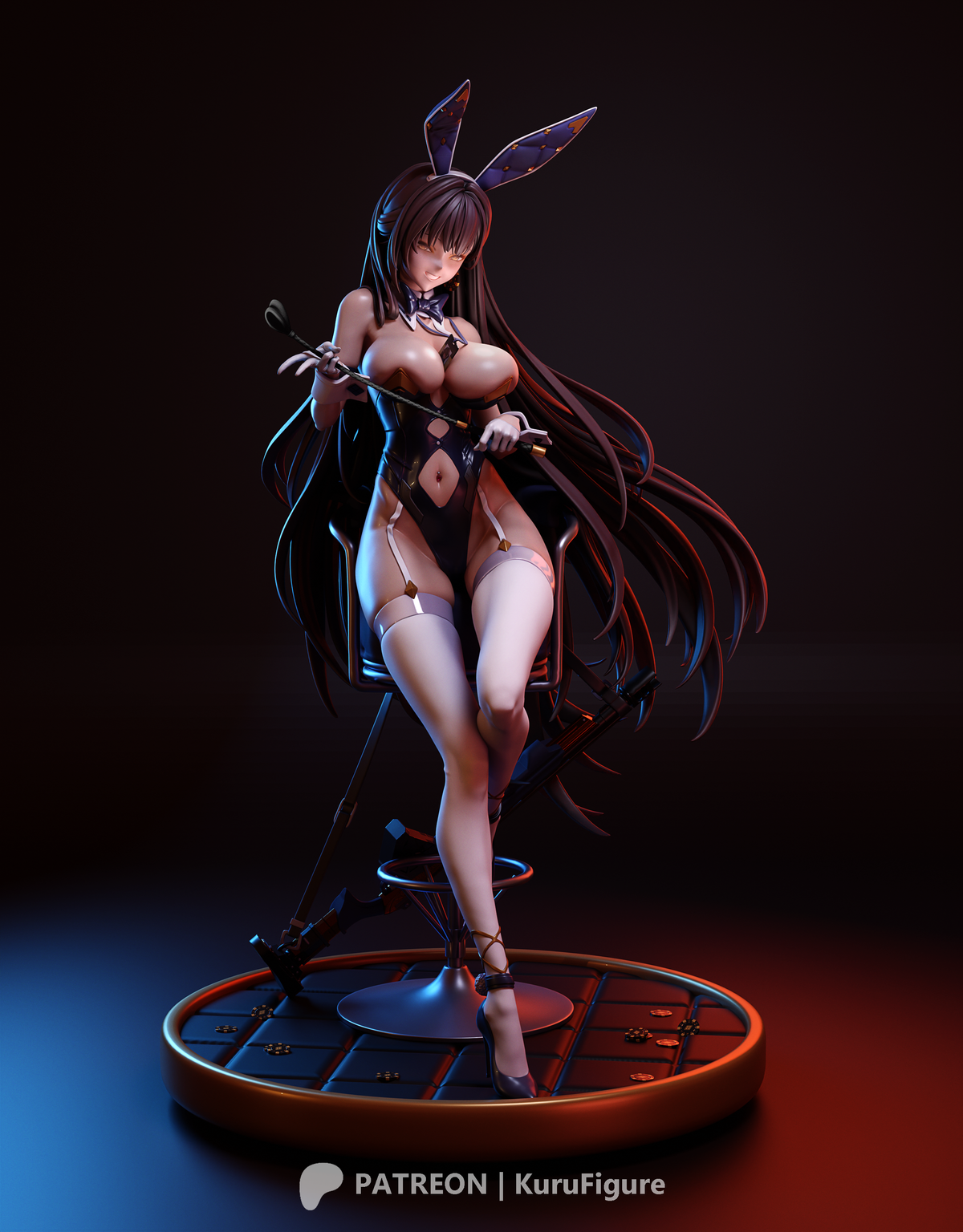 Bunny Marciana Style NIKKE Unpainted Resin Garage Kit (1/6-1/12)