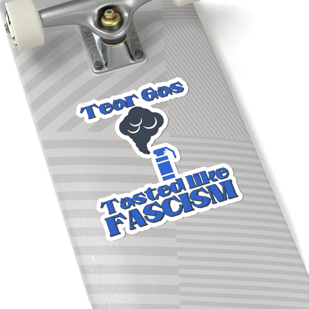 Tear Gas Tasted Like Fascism Sticker – Protest Sticker, Anti Fascist Art, Activist Vinyl Decal, Political Statement Sticker