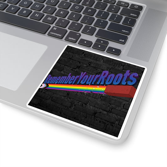 Pride Celebration Stickers, Remember your Roots - LGBTQ+ Pride, Rainbow Decor, Cute Gifts, Laptop Stickers, Affirmation Designs, Colorful Accessories
