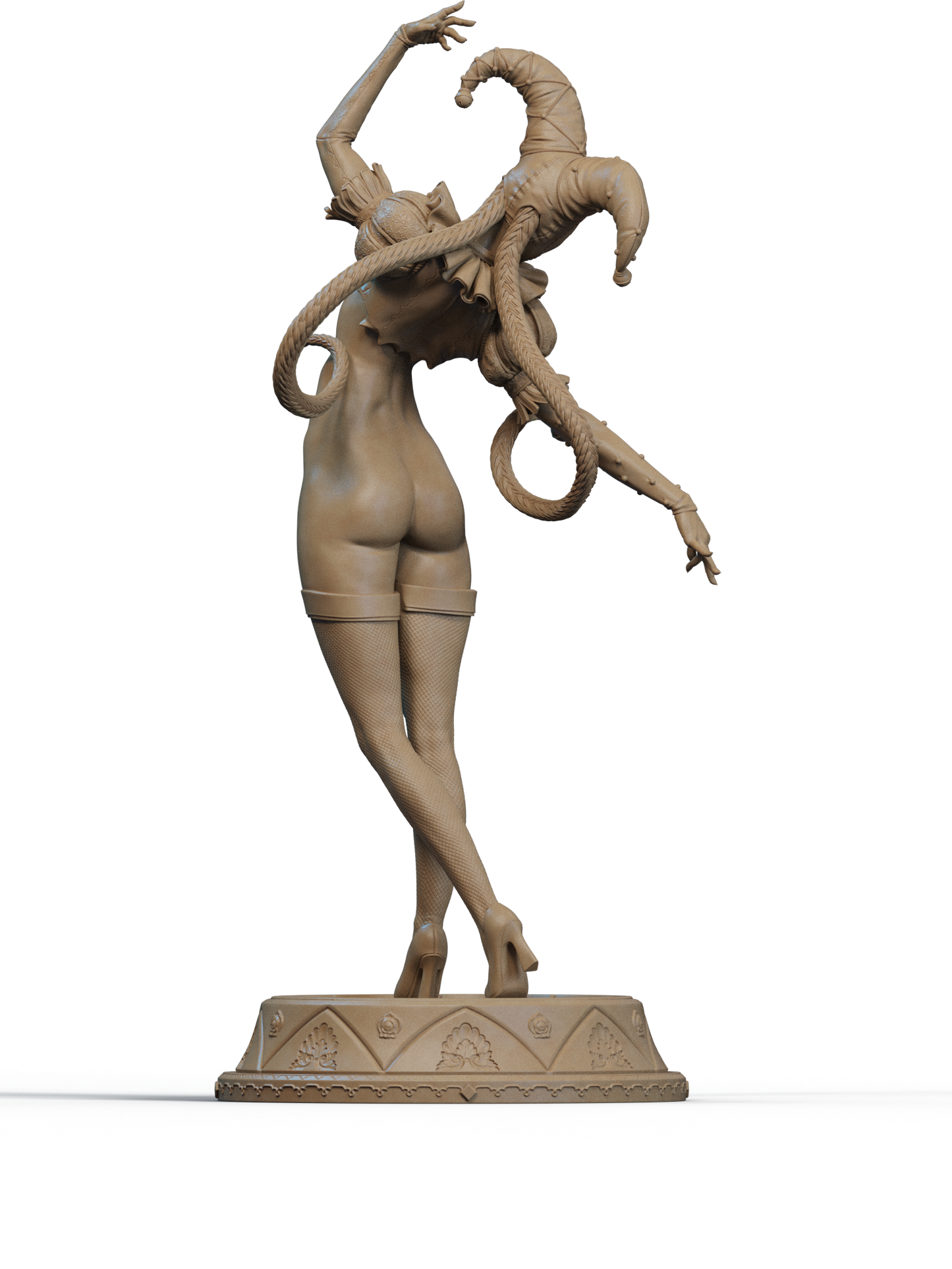 Jester Trickster Performer Resin Kit – Unpainted 3D Printed Model Kit