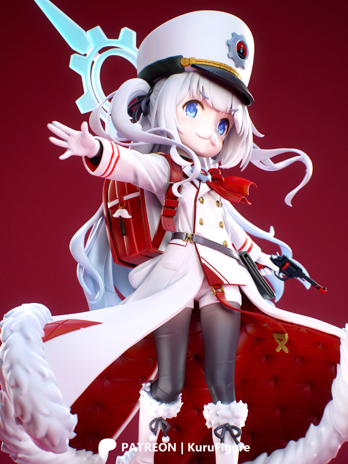 Renkawa Cherino Style Blue Archive Unpainted Resin Kit (1/6-1/12)