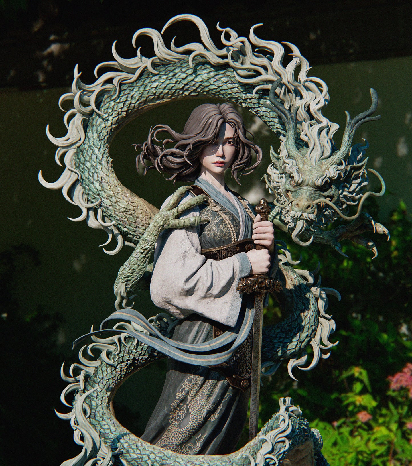 Royal Mulan resin kit – Unpainted 3D Printed Model kit