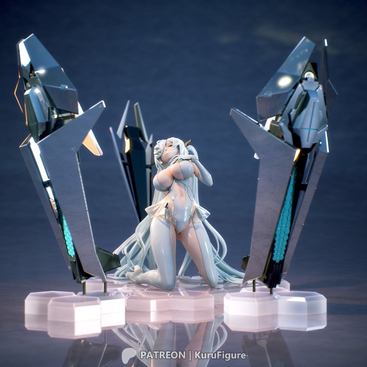 Cinderella Style NIKKE Unpainted Resin Garage Kit (1/6-1/12)