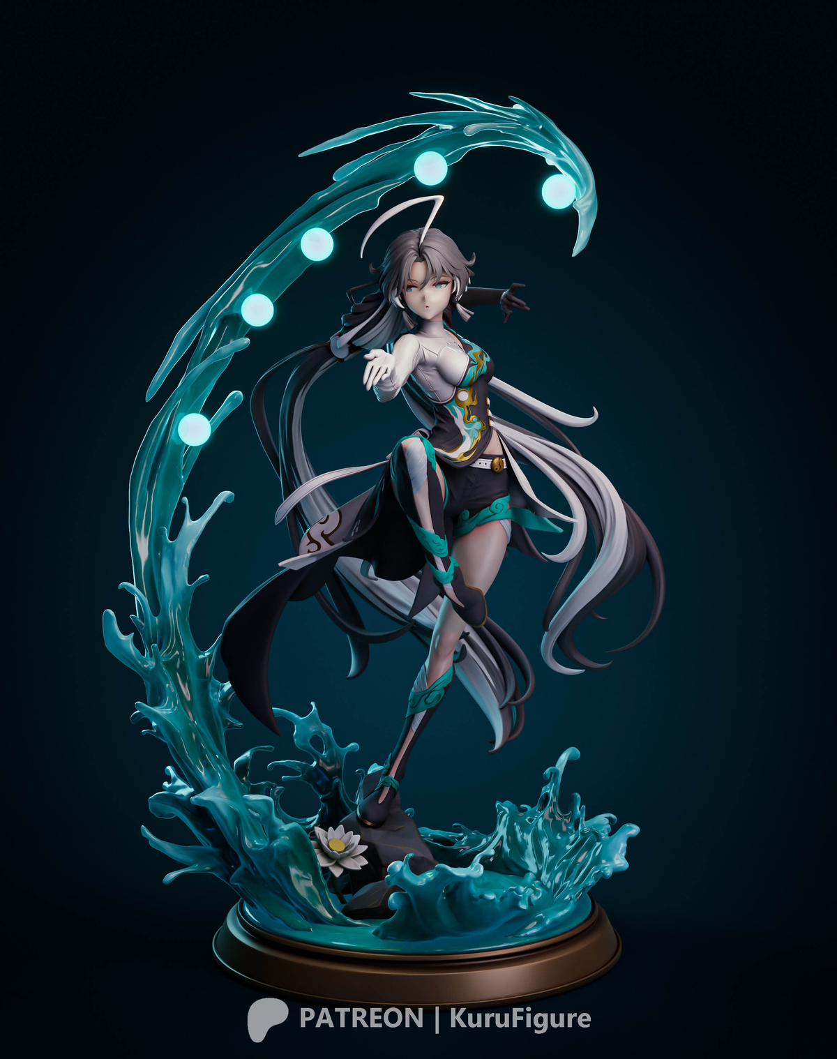 Jianxin Style Wuthering Waves Unpainted Resin Kit (1/6-1/12)