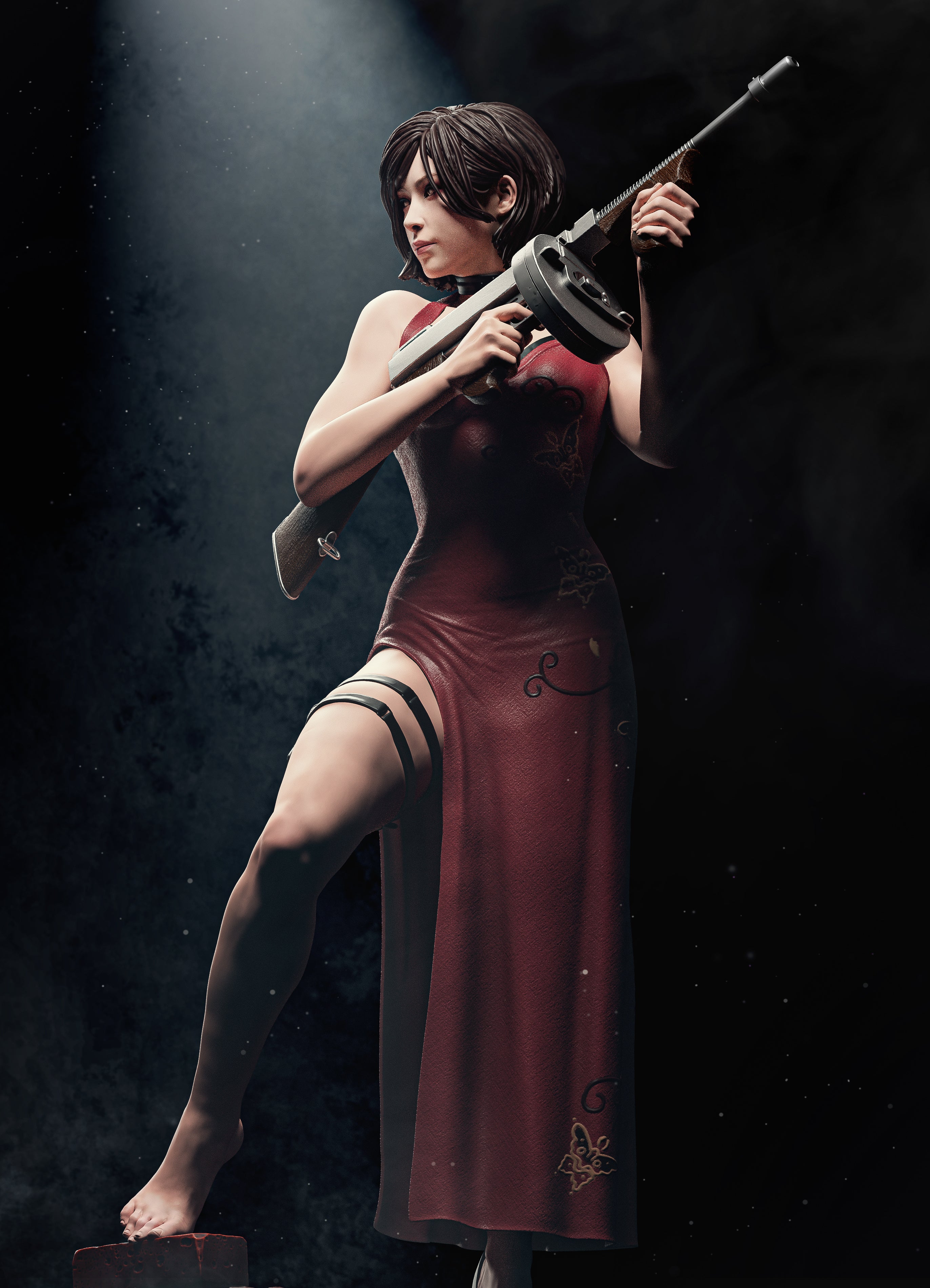 ADAさん専用 Ada Wong Style Resin Figure Kit – Unpainted Display Model