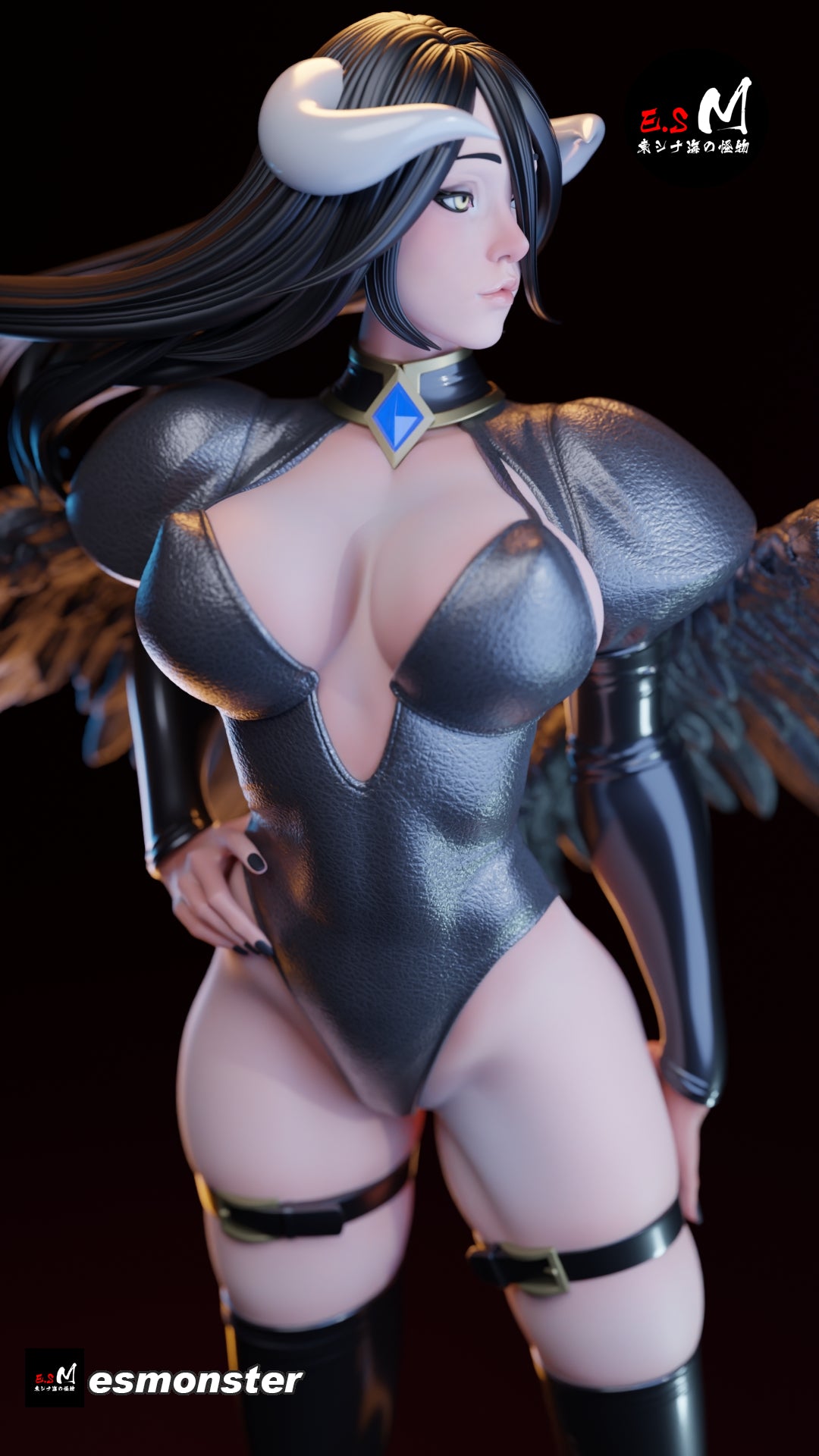Alluring Albedo Style Overlord Unpainted Resin Garage Kit (1/6-1/12)