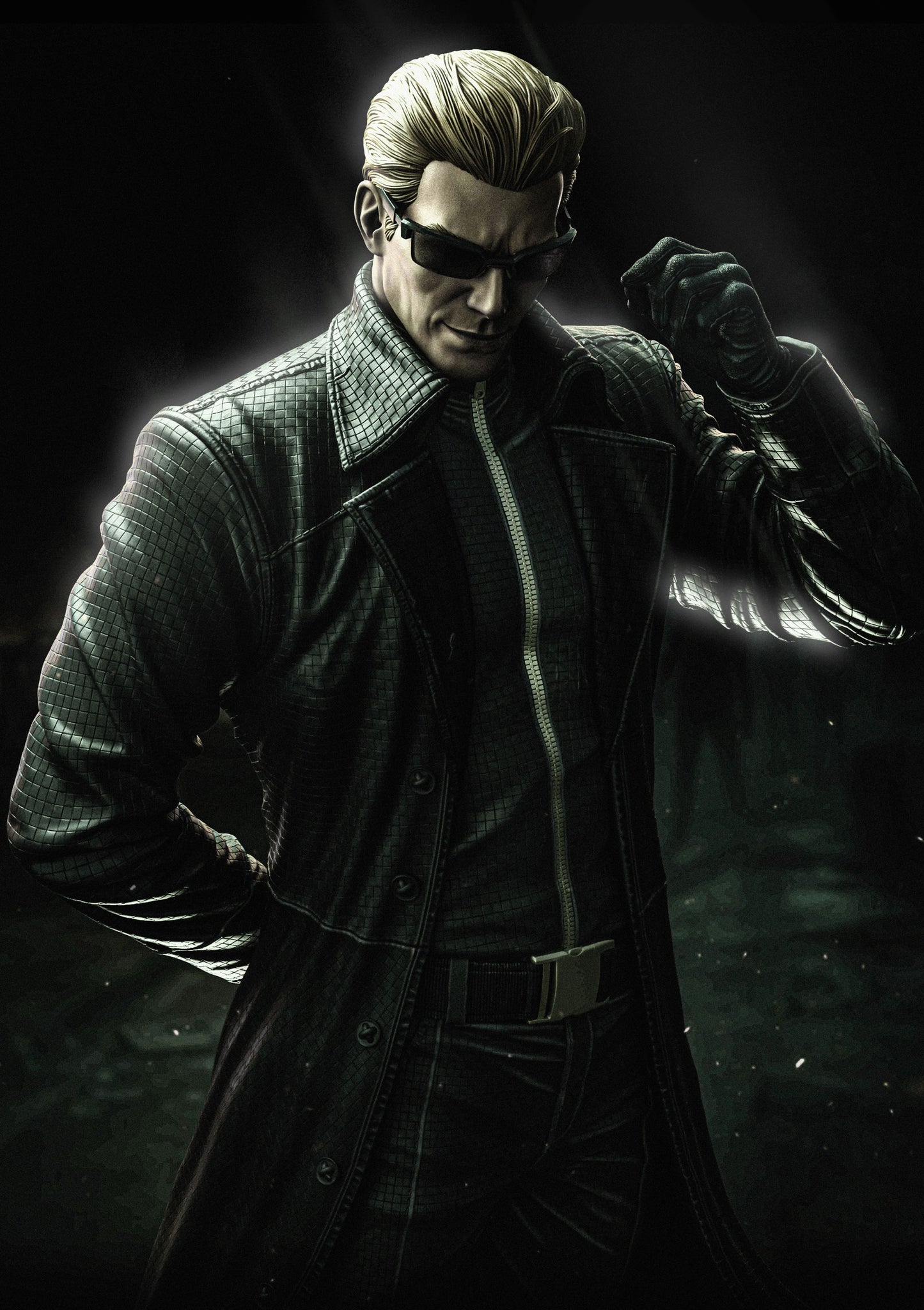 Albert Wesker Style Biohazard Mastermind – Unpainted 3D Printed Model Kit