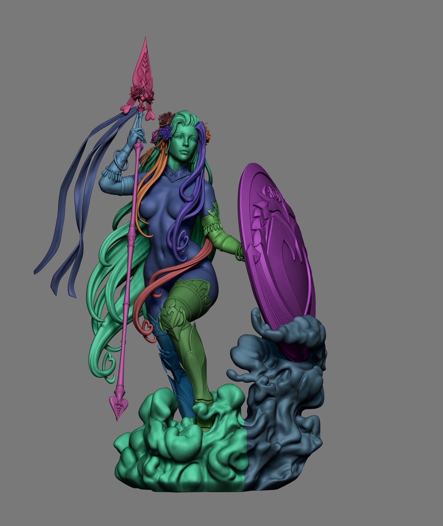 Aphrodite figure kit - Unpainted 3D printed resin model kit
