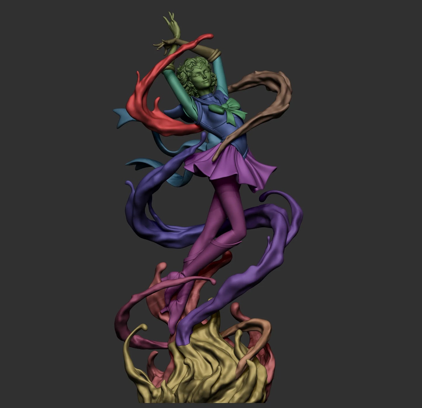 Sailor Mercury resin kit – Unpainted 3D Printed Model kit