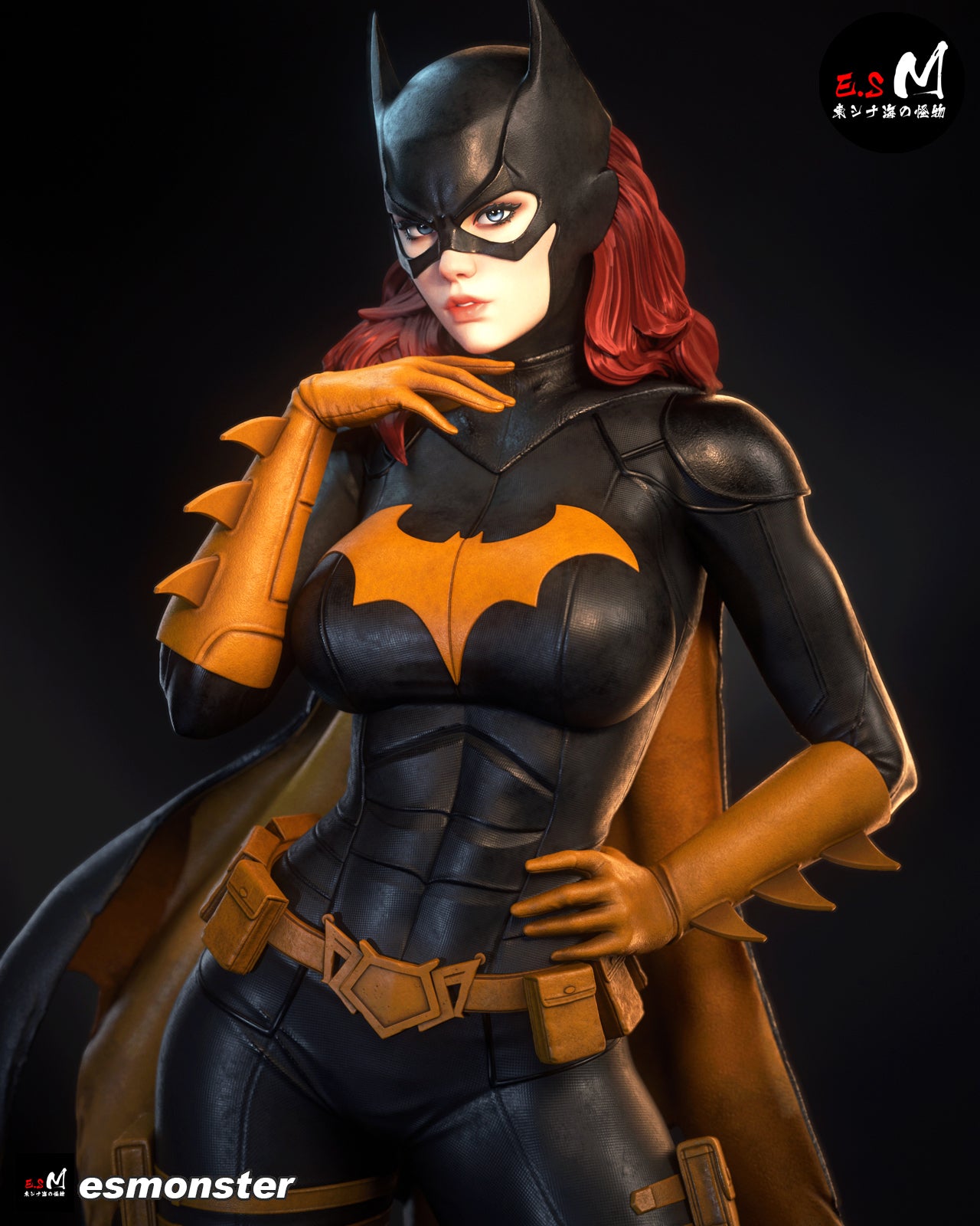 Batgirl City Style DC Unpainted Resin Garage Kit (1/6-1/12)