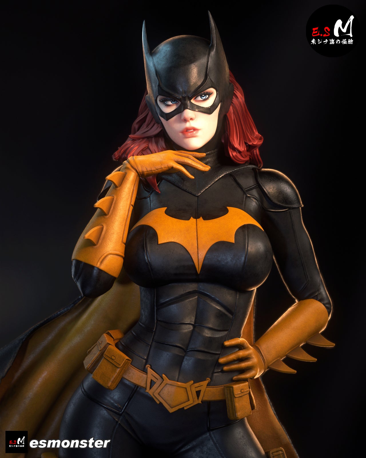 Batgirl City Style DC Unpainted Resin Garage Kit (1/6-1/12)