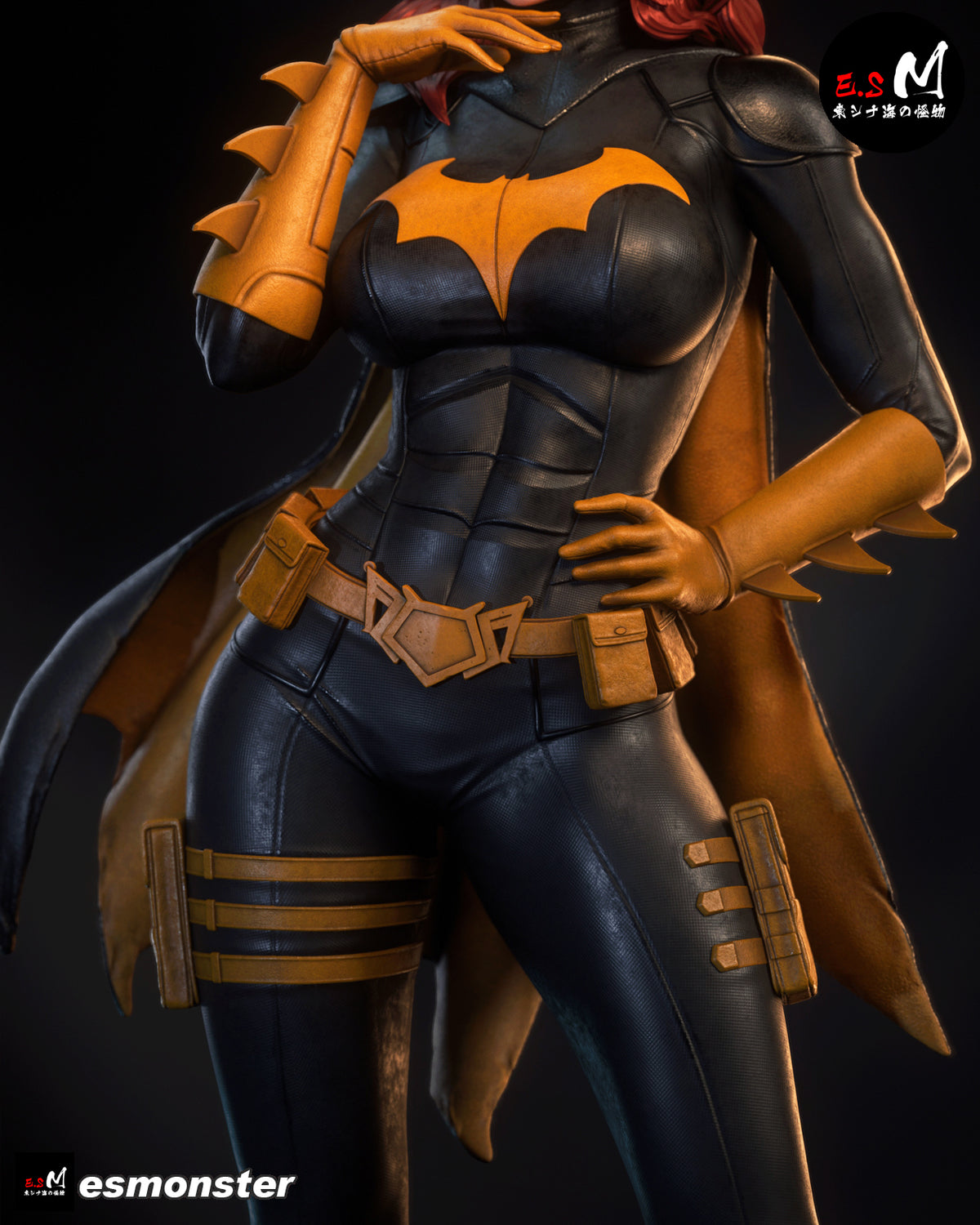 Batgirl City Style DC Unpainted Resin Garage Kit (1/6-1/12)