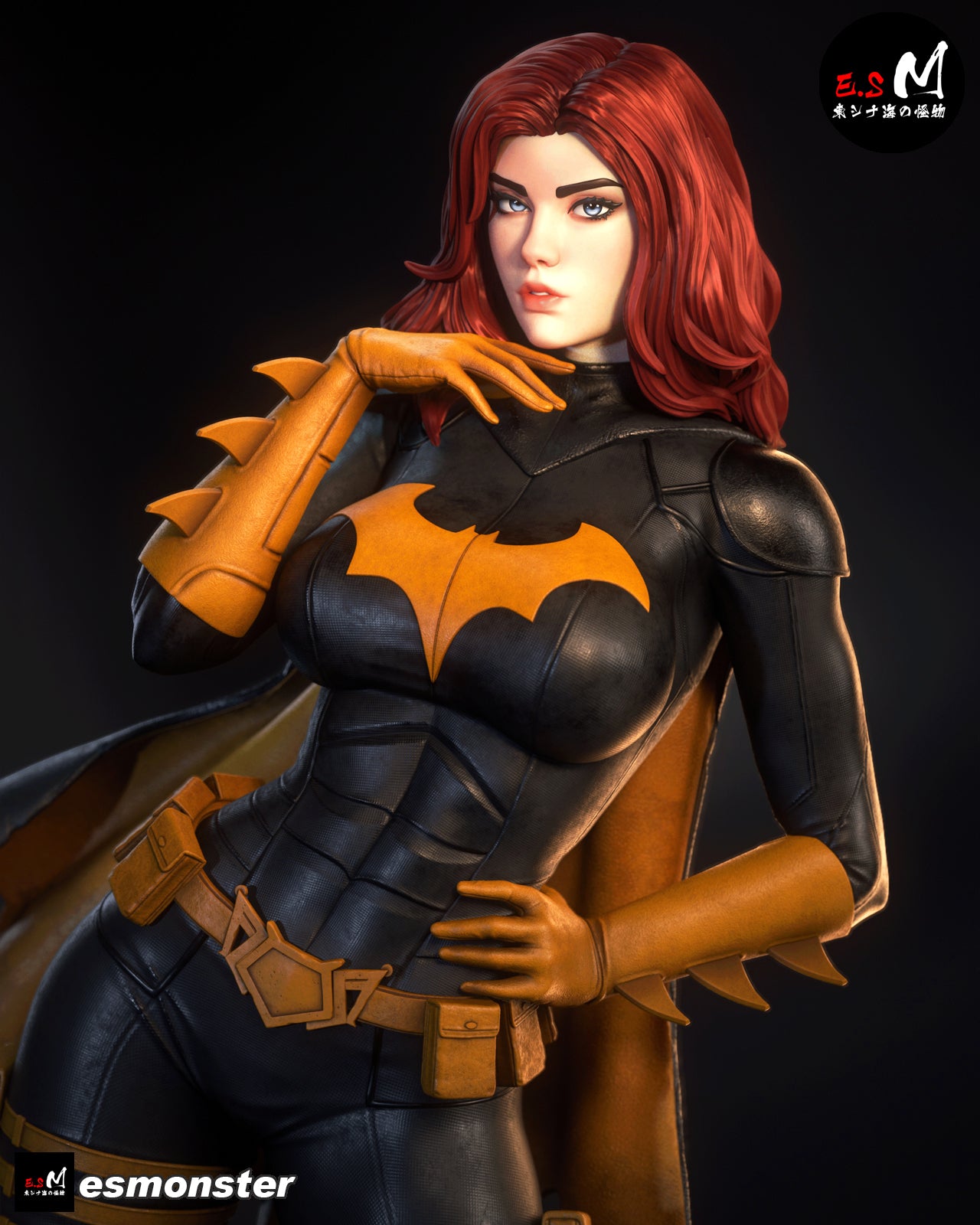 Batgirl City Style DC Unpainted Resin Garage Kit (1/6-1/12)