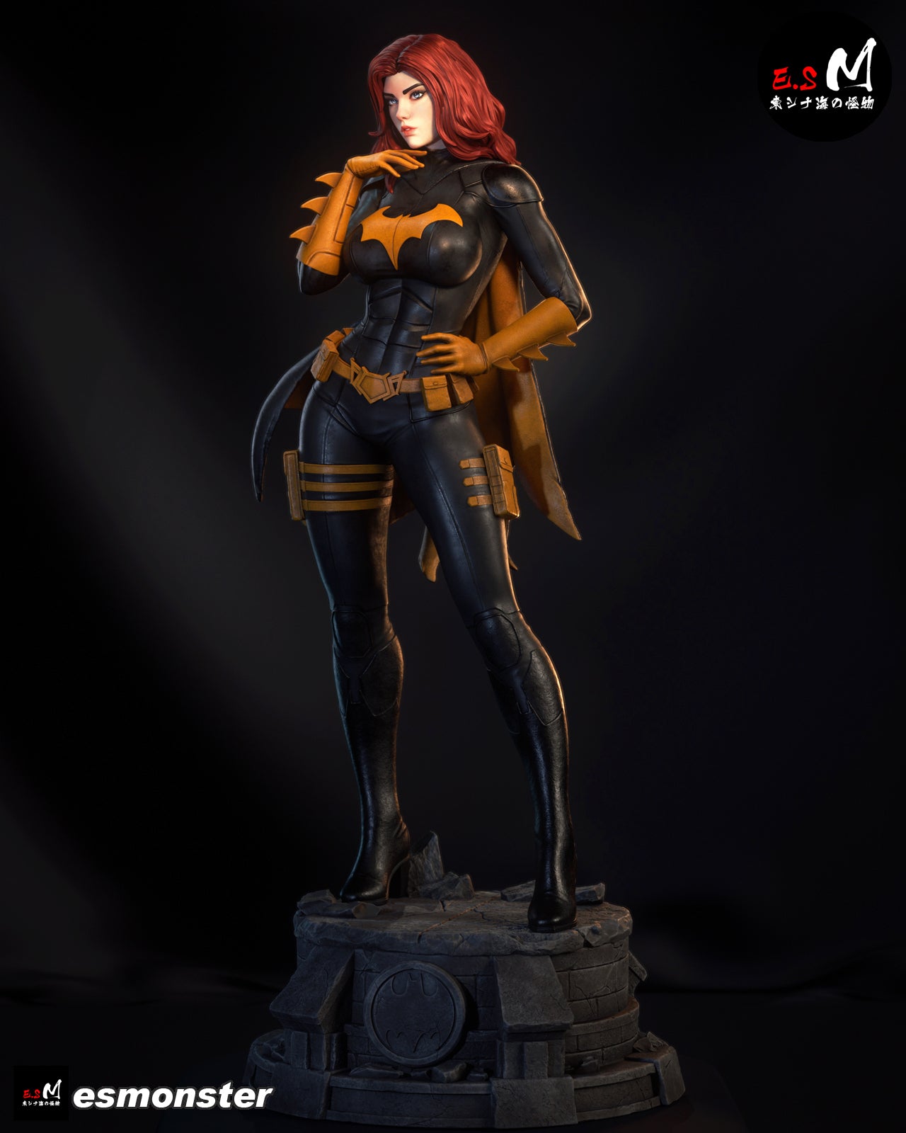 Batgirl City Style DC Unpainted Resin Garage Kit (1/6-1/12)
