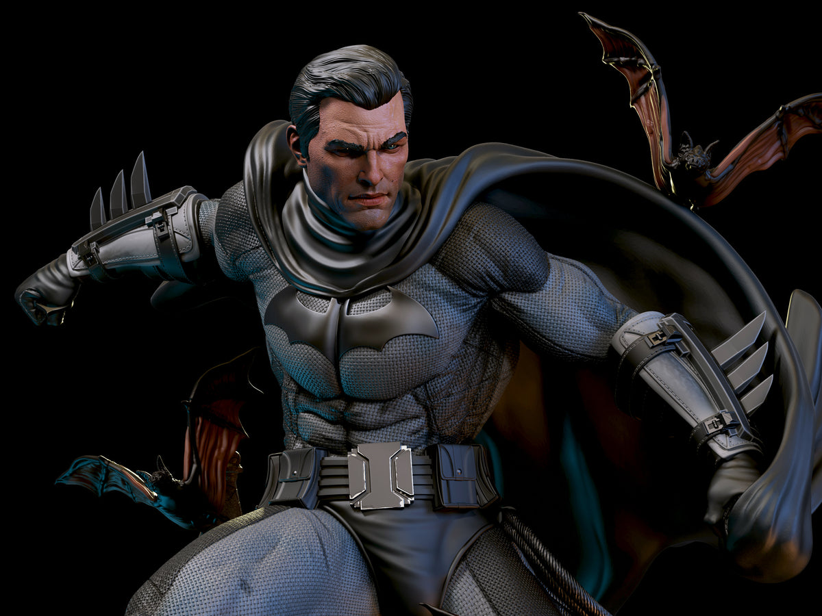 Batman Dive Style DC Unpainted Resin Garage Kit (1/6-1/12)