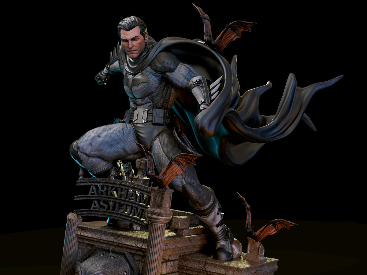 Batman Dive Style DC Unpainted Resin Garage Kit (1/6-1/12)