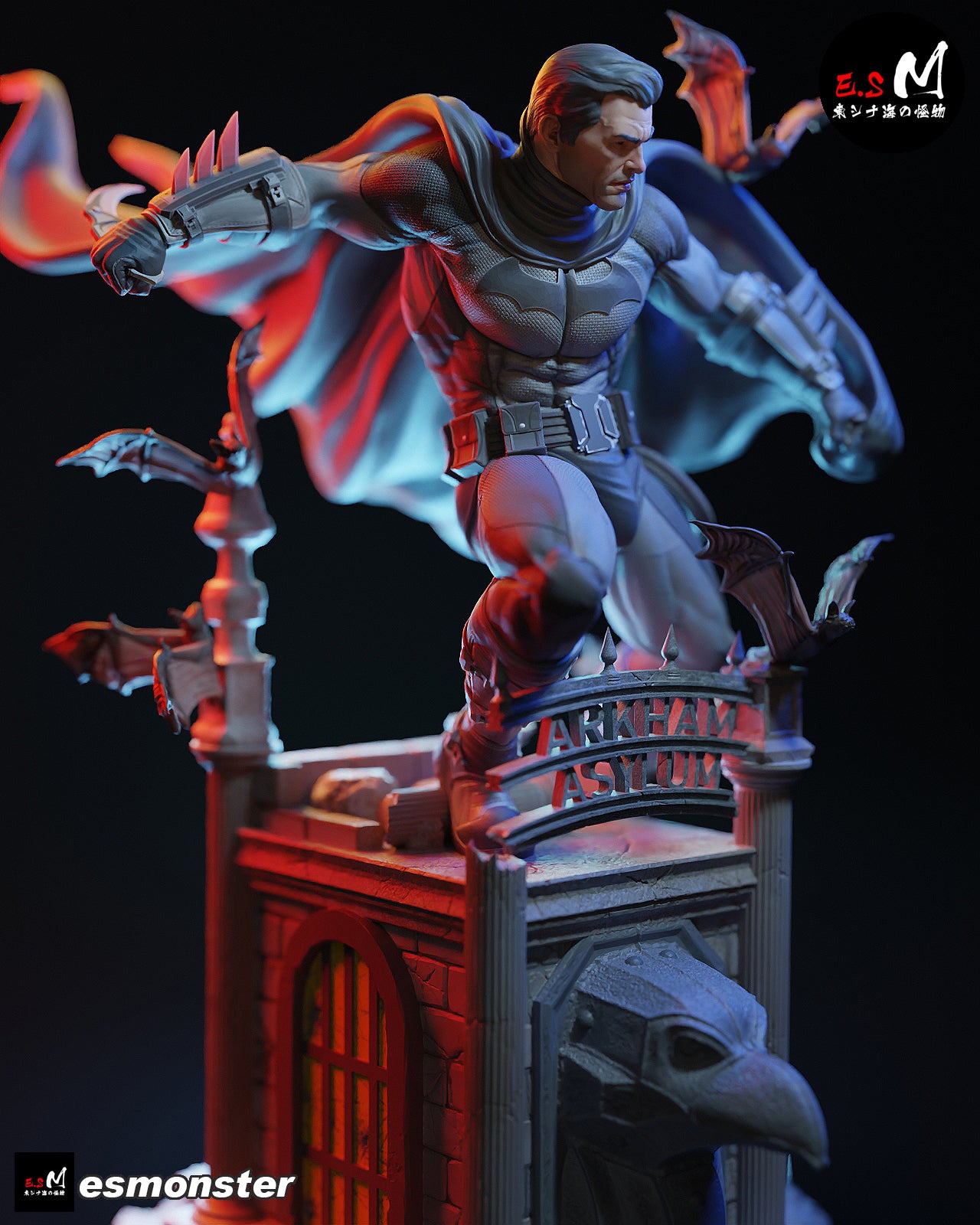 Batman Dive Style DC Unpainted Resin Garage Kit (1/6-1/12)