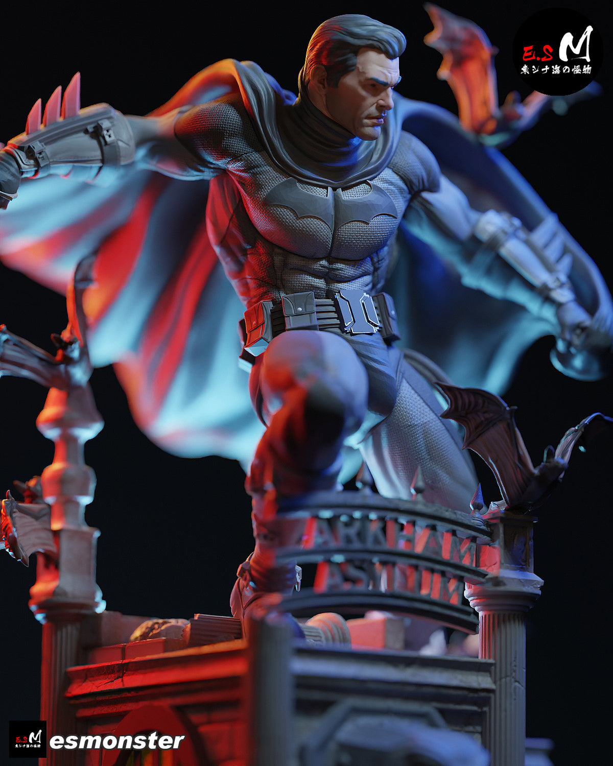 Batman Dive Style DC Unpainted Resin Garage Kit (1/6-1/12)