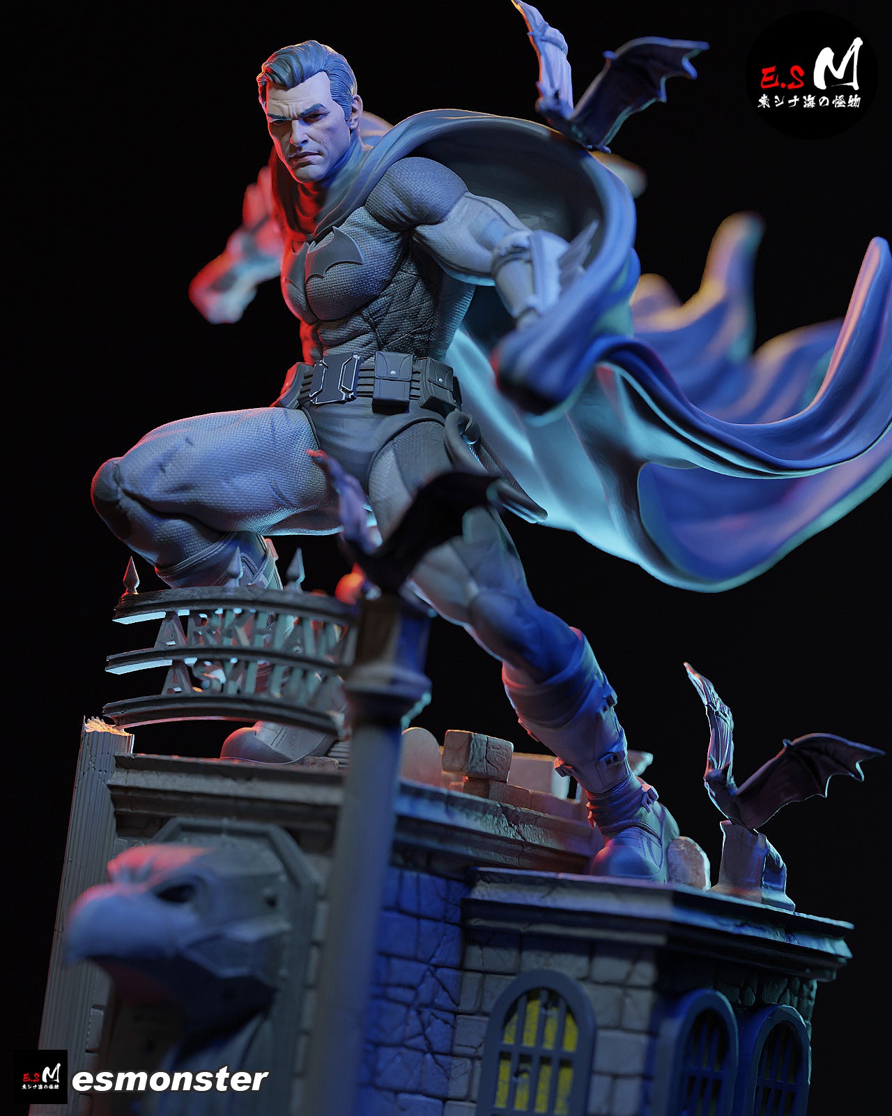 Batman Dive Style DC Unpainted Resin Garage Kit (1/6-1/12)