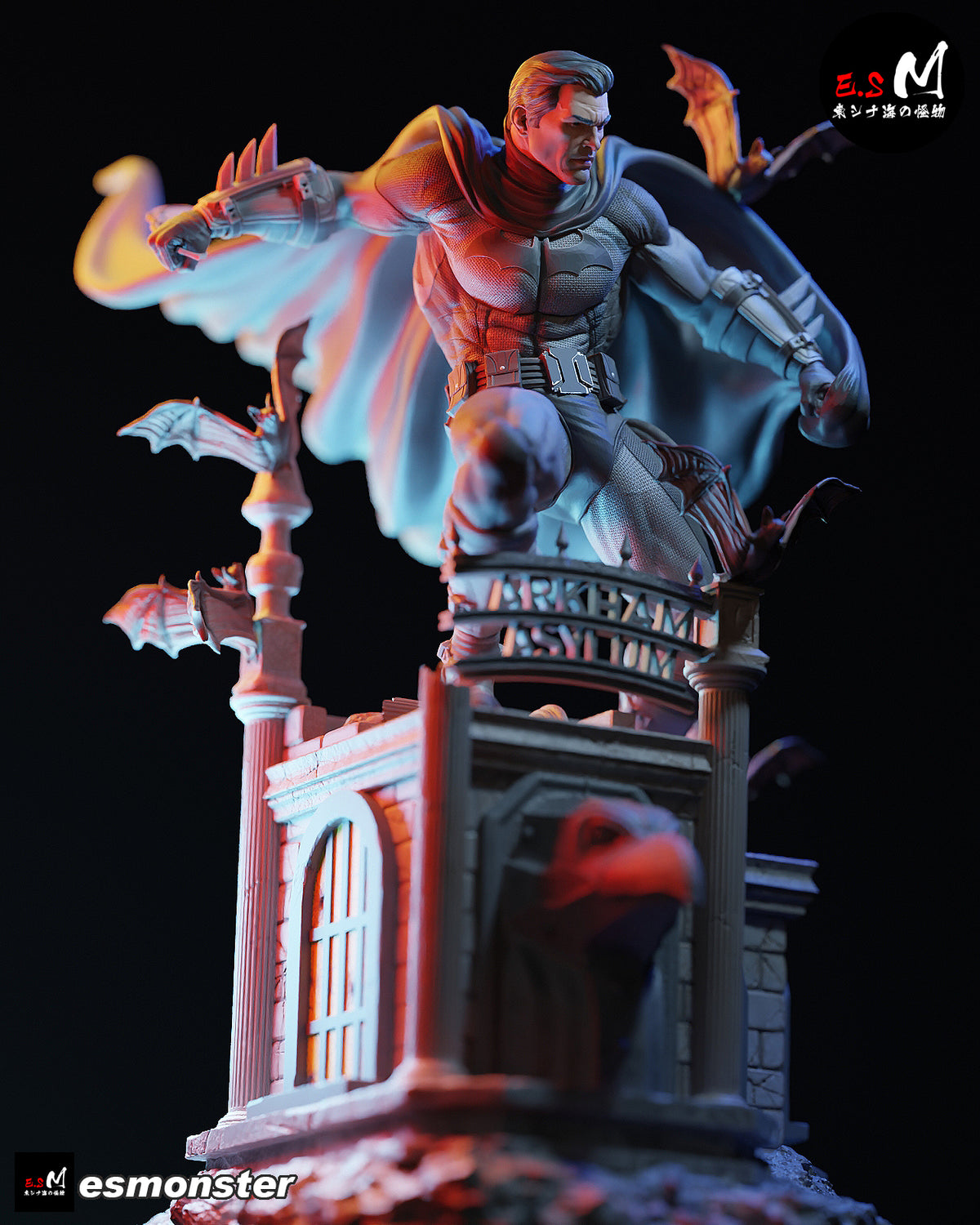 Batman Dive Style DC Unpainted Resin Garage Kit (1/6-1/12)
