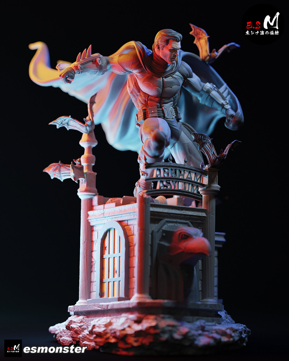 Batman Dive Style DC Unpainted Resin Garage Kit (1/6-1/12)
