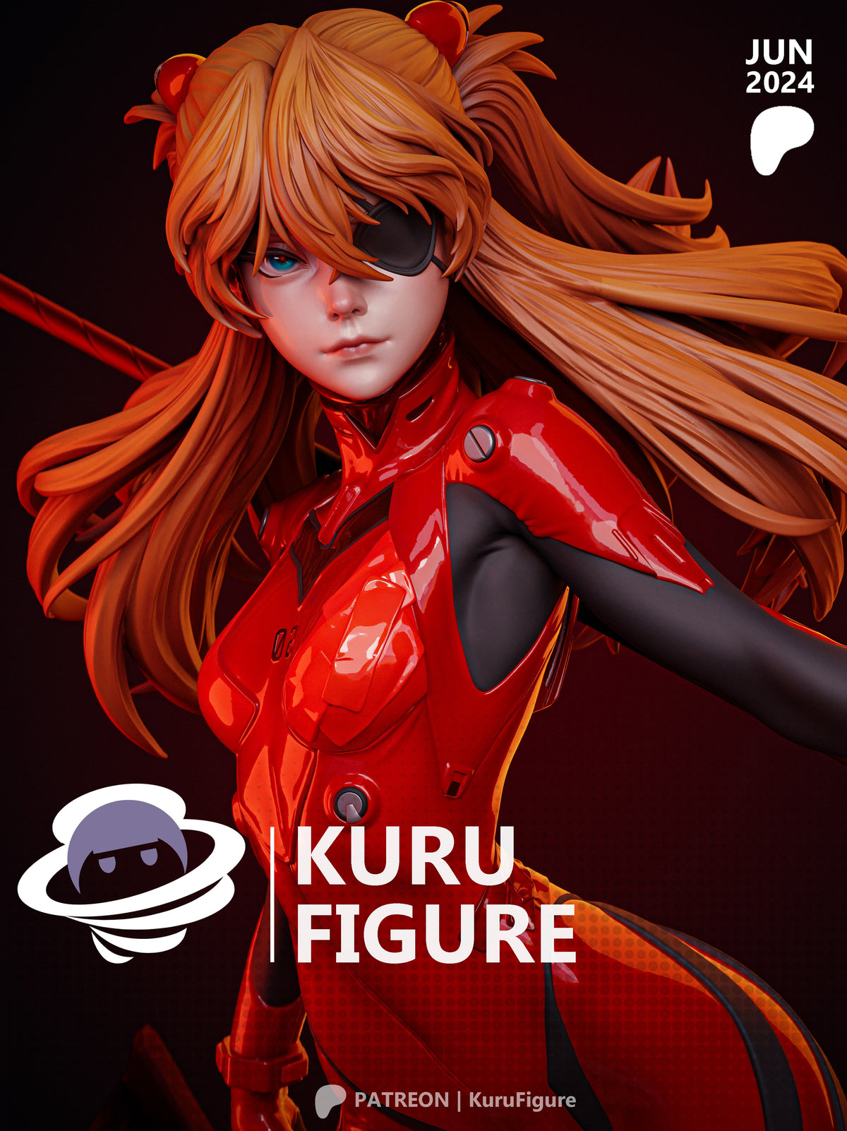 Angel Slayer Asuka Style Evangelion Unpainted Resin Garage Model Kit