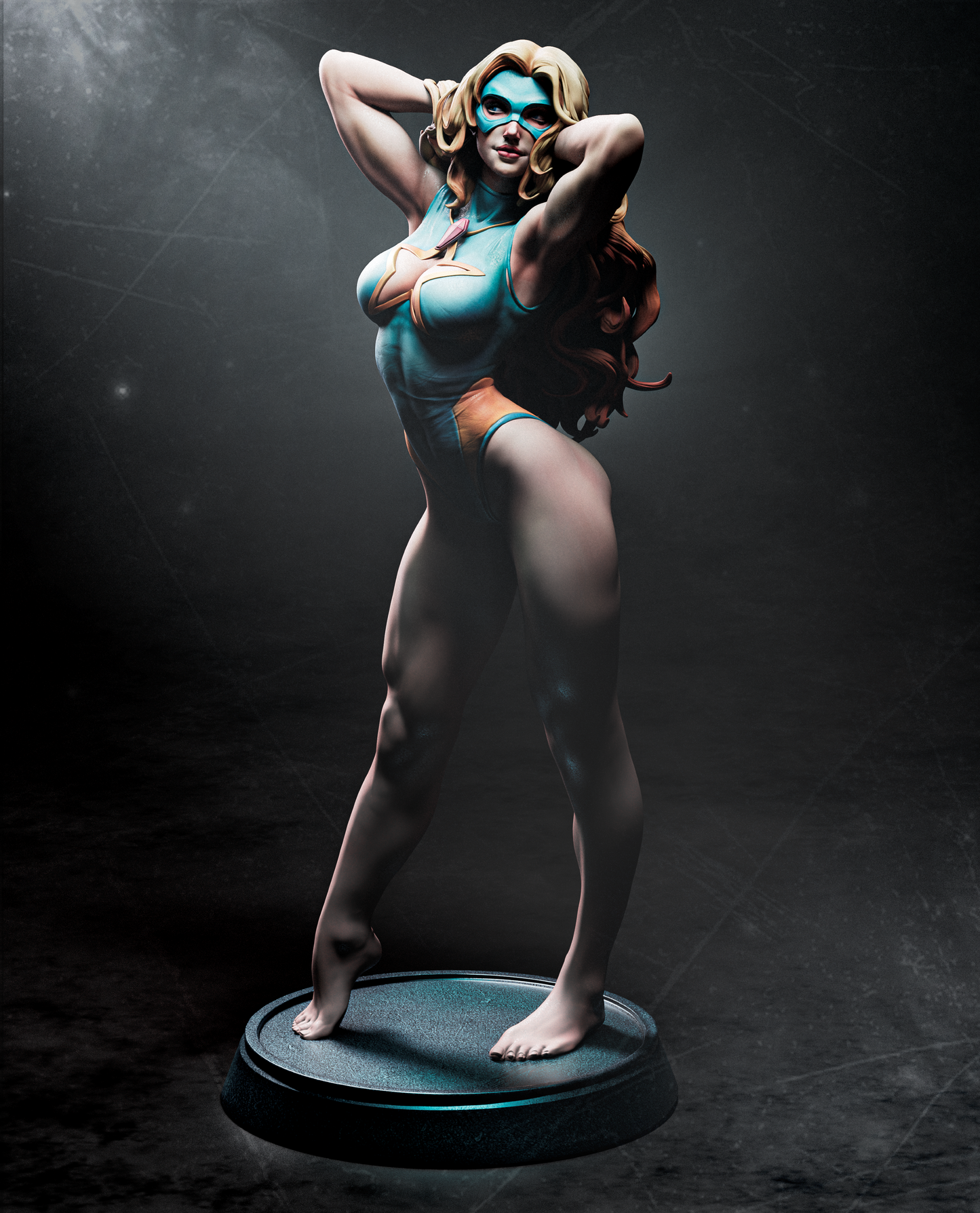Blonde Blazer – Unpainted 3D Printed Model Kit