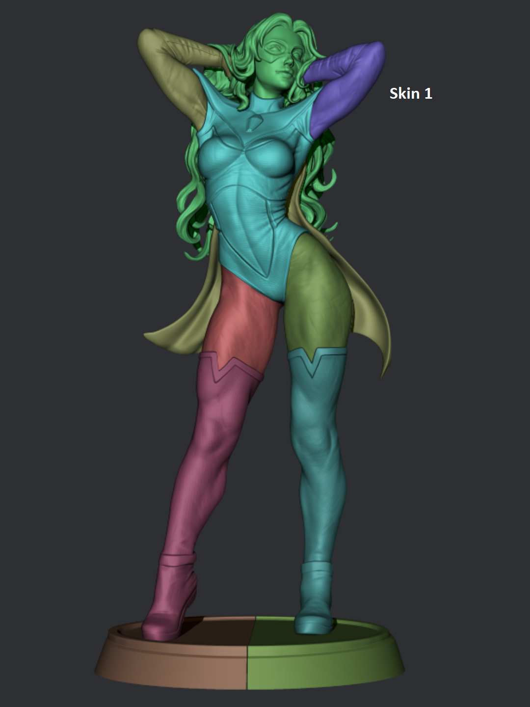 Blonde Blazer – Unpainted 3D Printed Model Kit