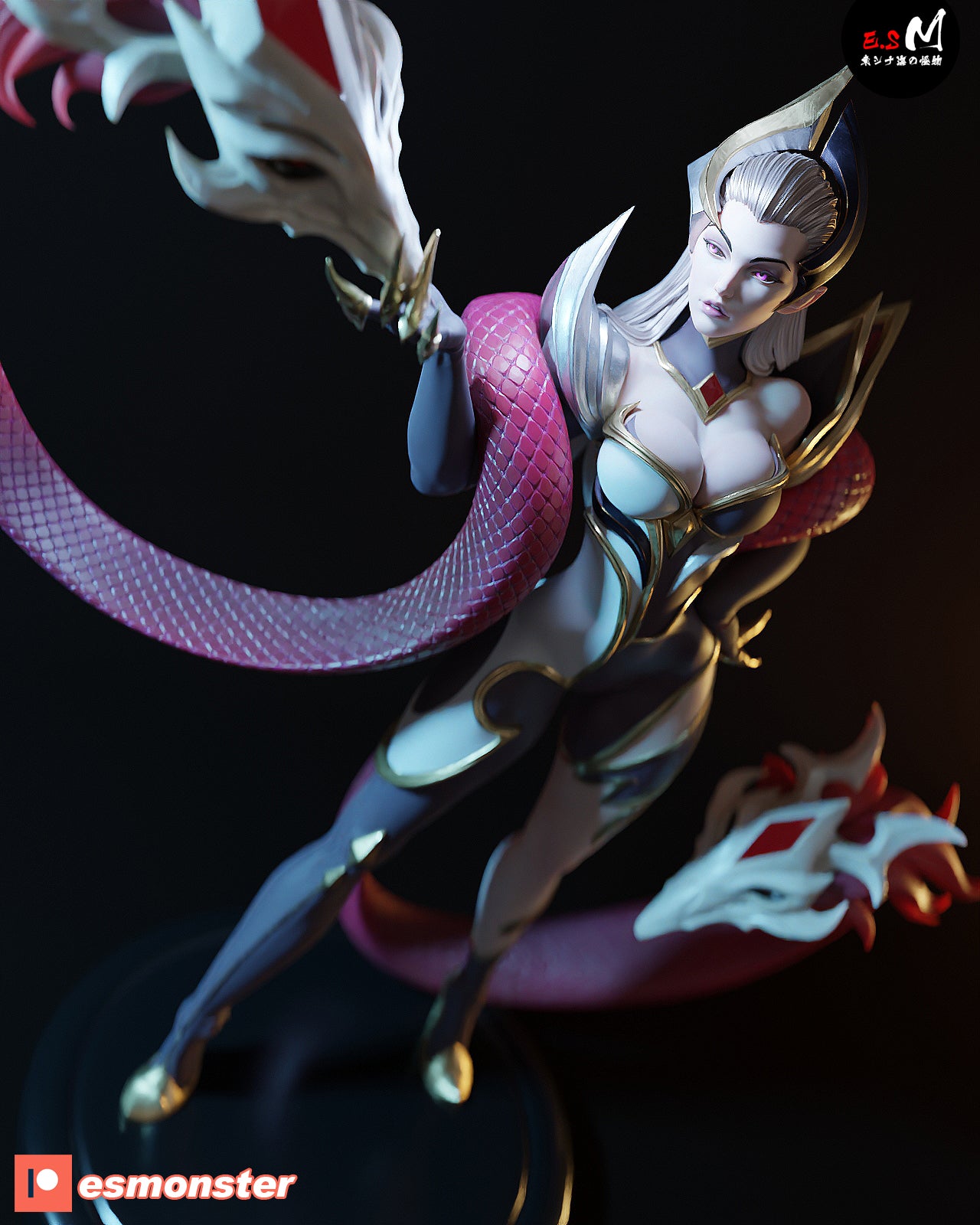 Evelynn Coven Style League of Legends Unpainted Resin Garage Kit (1/6-1/12)