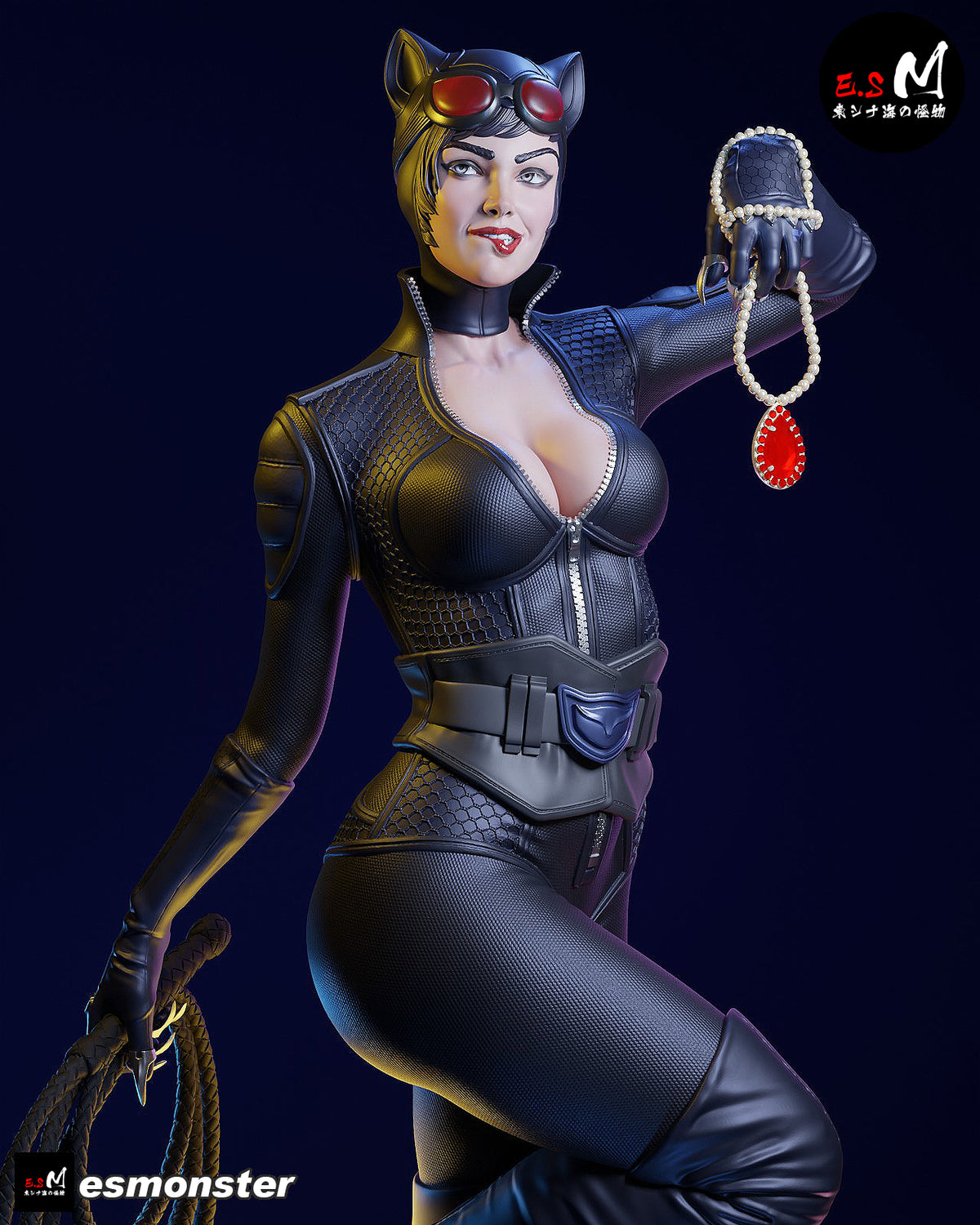 Catwoman Safecracker Style DC Unpainted Resin Garage Kit (1/6-1/12)