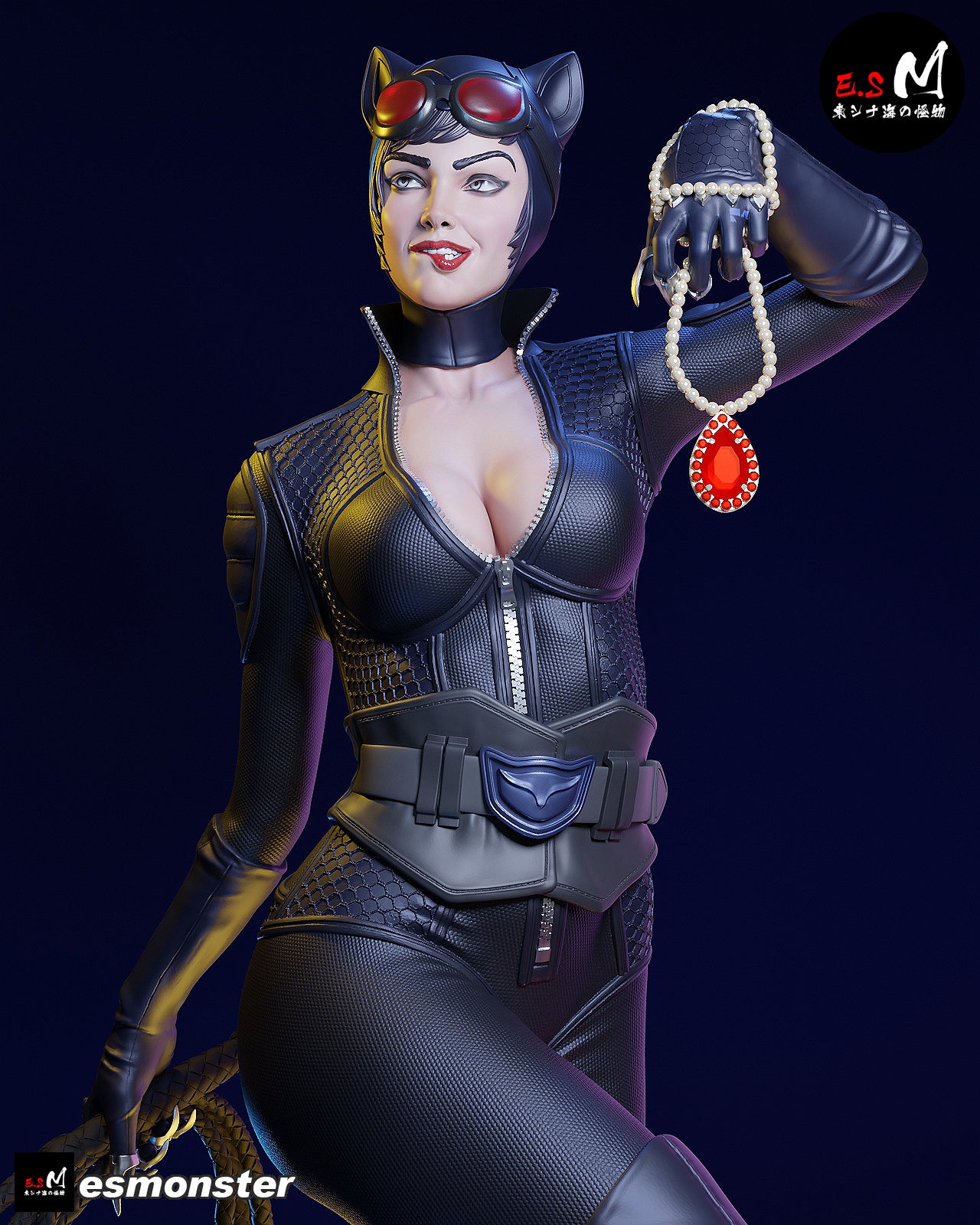 Catwoman Safecracker Style DC Unpainted Resin Garage Kit (1/6-1/12)