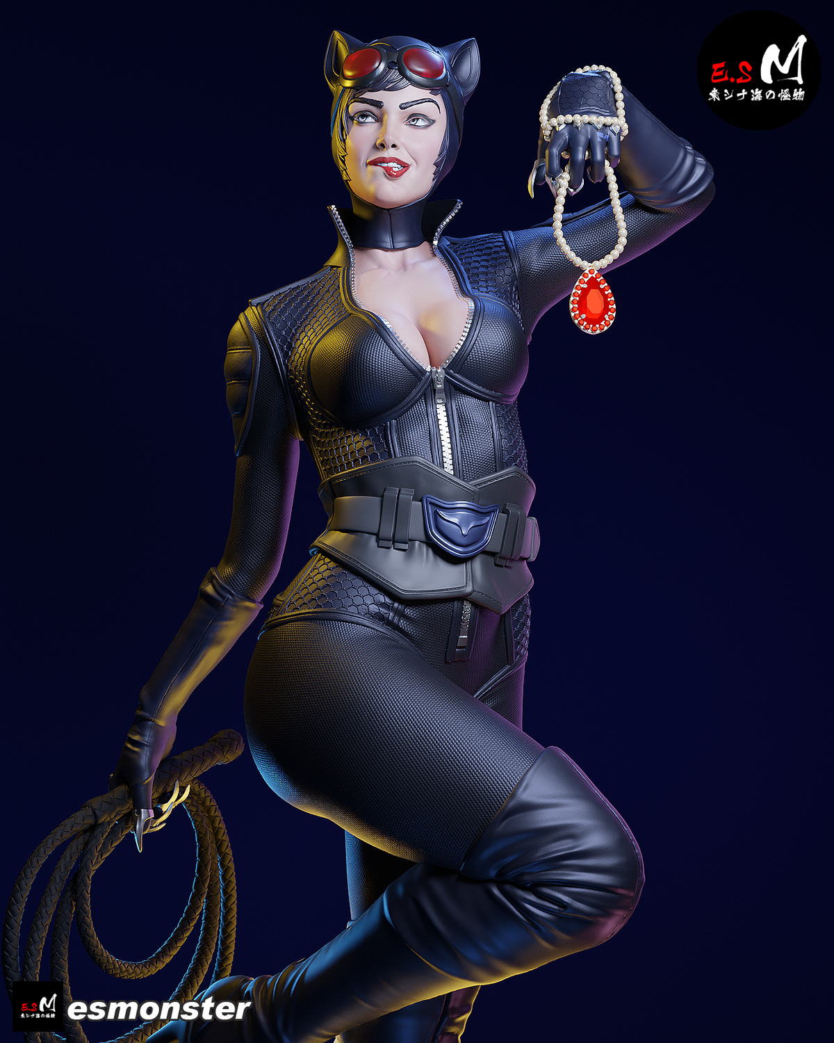 Catwoman Safecracker Style DC Unpainted Resin Garage Kit (1/6-1/12)