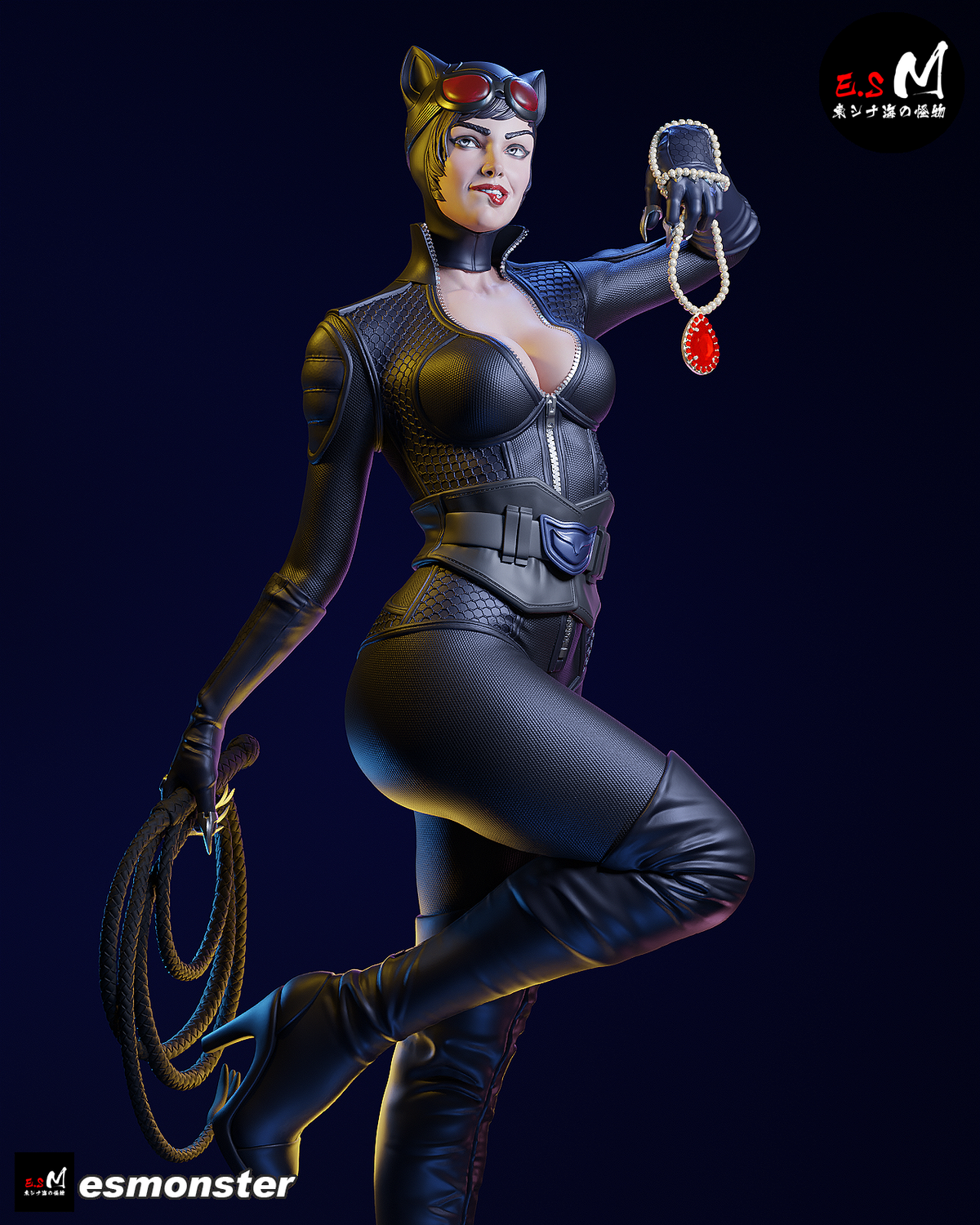 Catwoman Safecracker Style DC Unpainted Resin Garage Kit (1/6-1/12)