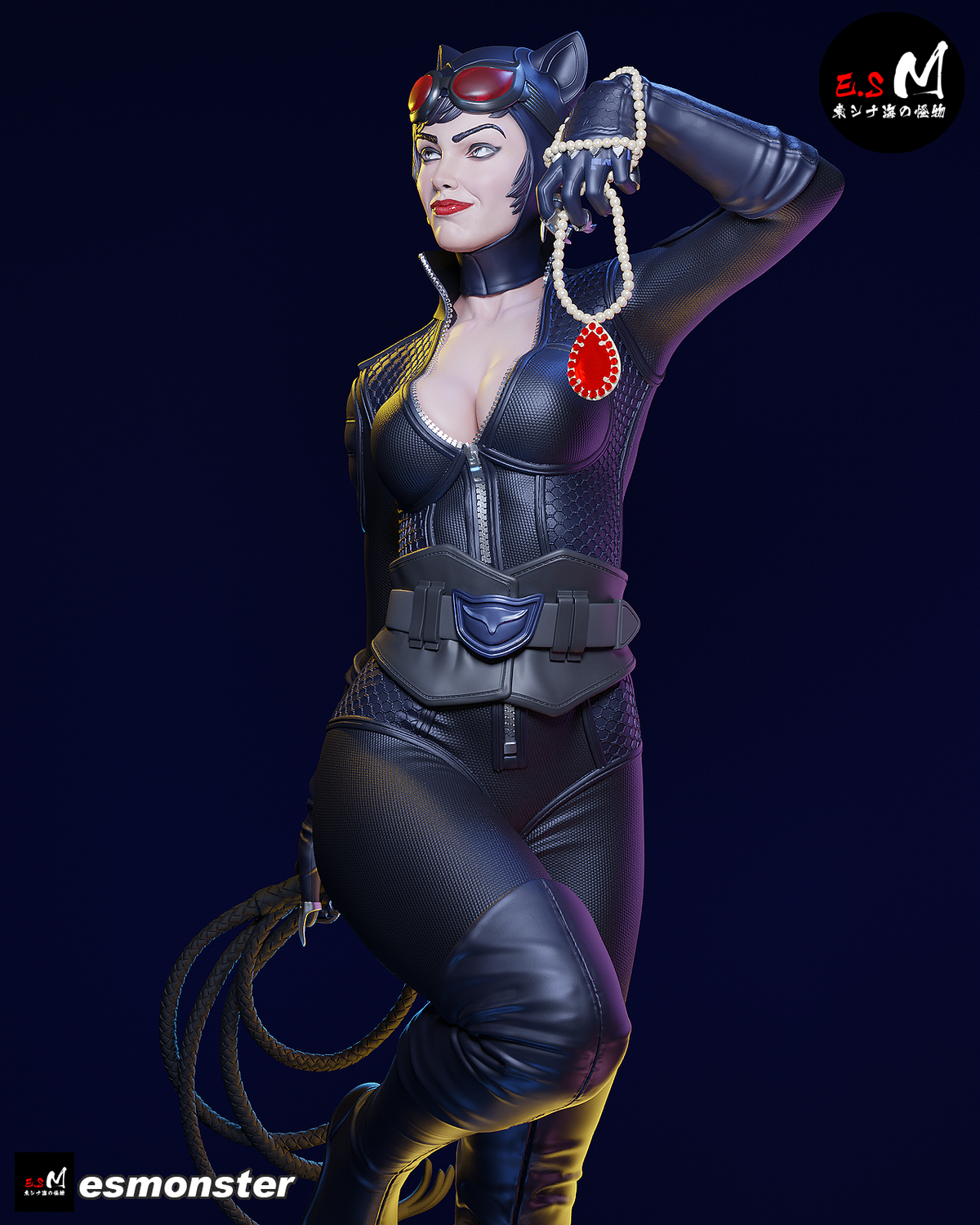 Catwoman Safecracker Style DC Unpainted Resin Garage Kit (1/6-1/12)