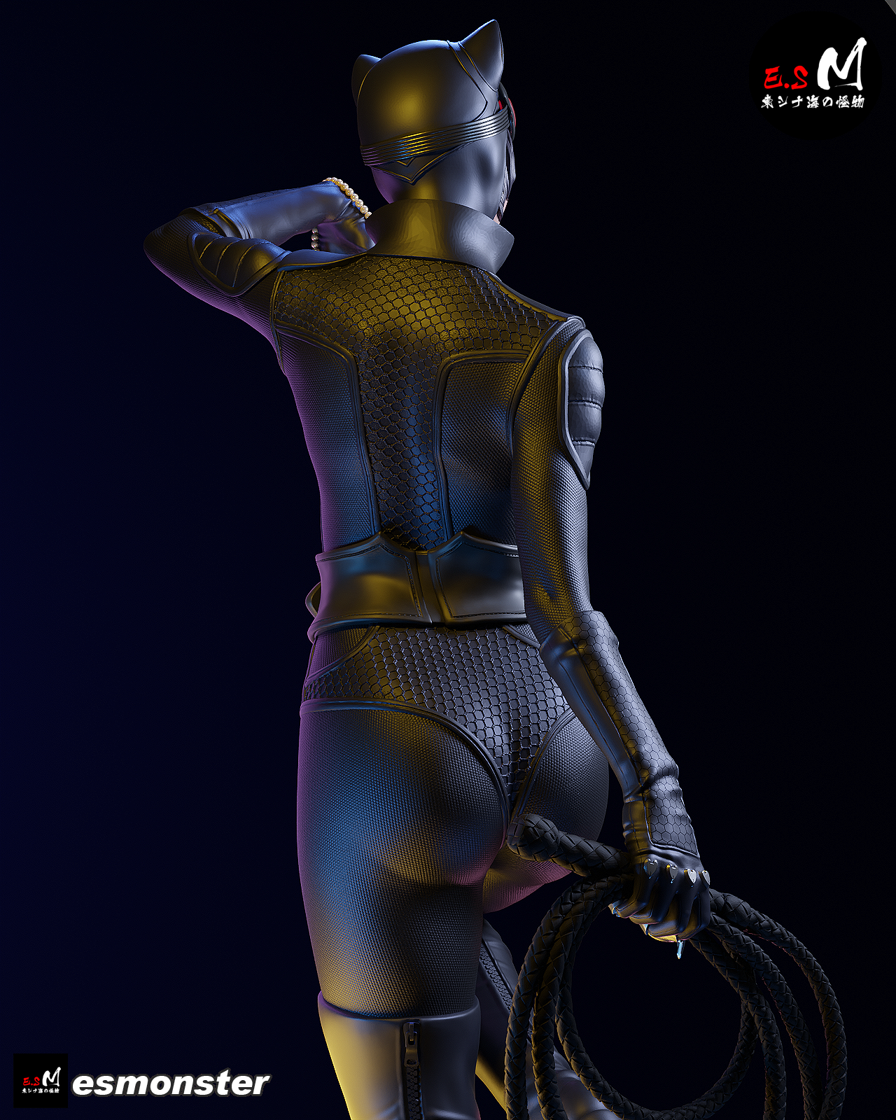 Catwoman Safecracker Style DC Unpainted Resin Garage Kit (1/6-1/12)