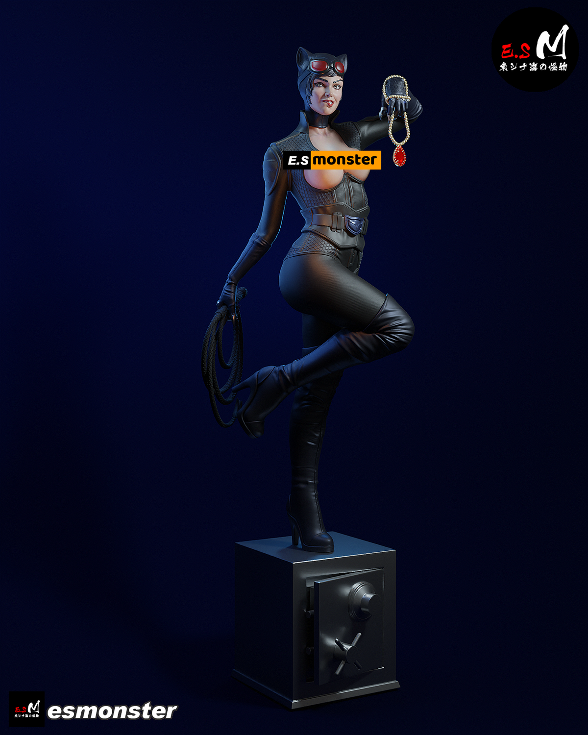 Catwoman Safecracker Style DC Unpainted Resin Garage Kit (1/6-1/12)