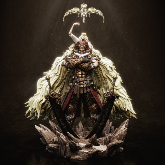 Radahn & Miquella Style Elden Ring Unpainted Resin Garage Kit (1/6-1/12)